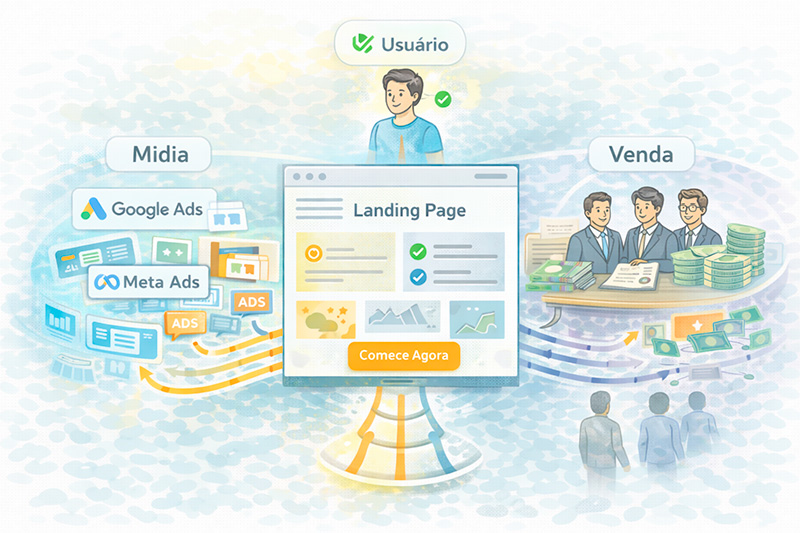 Landing page não é detalhe - é estratégia