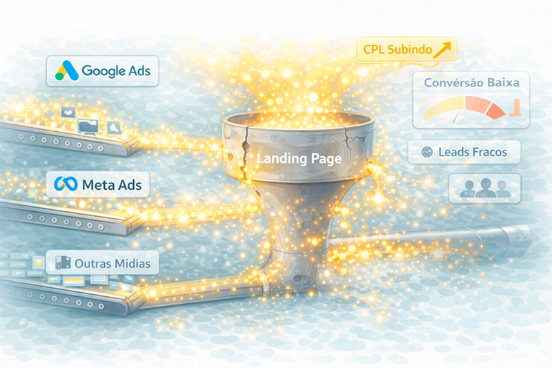 Quando a landing page vira o gargalo da estratégia