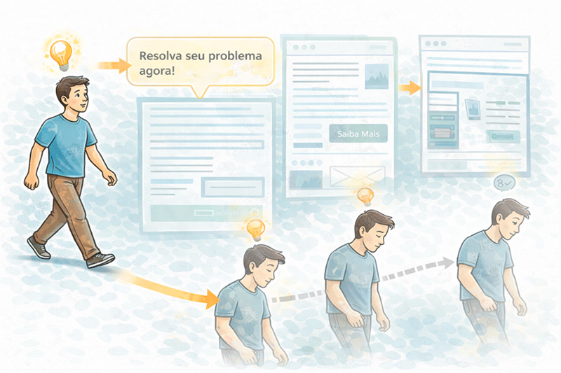 Trafego bom não salva landing page fraca
